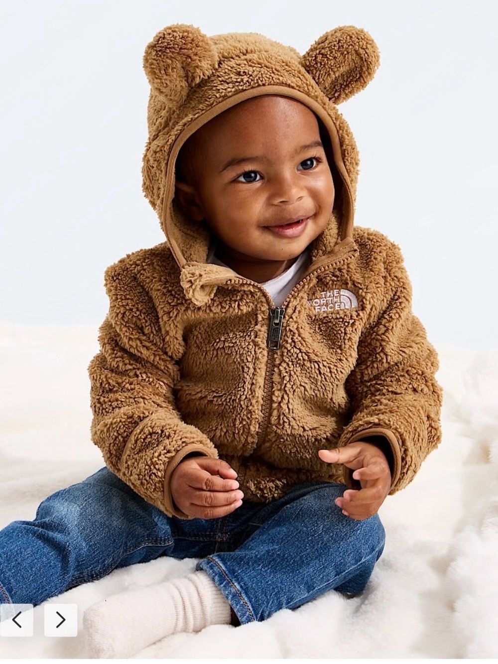 The North Face Baby Campshire Full-zip Hooded Sherpa Jacket